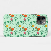 Blumenmuster mit farbigen Blume der Rose Case-Mate iPhone Hülle (Rückseite (Horizontal))