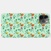 Blumenmuster mit farbigen Blume der Rose Case-Mate iPhone Hülle (Rückseite (Horizontal))
