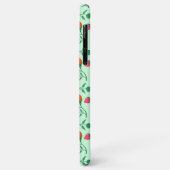 Blumenmuster mit farbigen Blume der Rose Case-Mate iPhone Hülle (Hinten/Links)