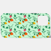 Blumenmuster mit farbigen Blume der Rose Case-Mate iPhone Hülle (Rückseite (Horizontal))