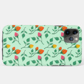 Blumenmuster mit farbigen Blume der Rose Case-Mate iPhone Hülle (Rückseite (Horizontal))