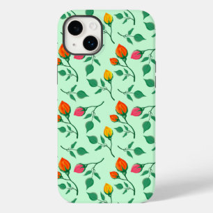 Blumenmuster mit farbigen Blume der Rose Case-Mate iPhone 14 Plus Hülle