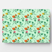 Blumenmuster mit farbigen Blume der Rose Fotoplatte (Vorderseite)