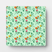 Blumenmuster mit farbigen Blume der Rose Fotoplatte (Vorderseite)