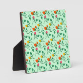 Blumenmuster mit farbigen Blume der Rose Fotoplatte (Vorderseite)