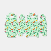 Blumenmuster mit farbigen Blume der Rose Geschenkschachtel (Ungefaltet)