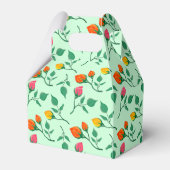 Blumenmuster mit farbigen Blume der Rose Geschenkschachtel (Vorderseite)