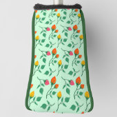 Blumenmuster mit farbigen Blume der Rose Golf Headcover (Rotieren 90)