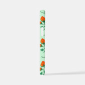 Blumenmuster mit farbigen Blume der Rose iPhone Hülle (Rechte Seite)