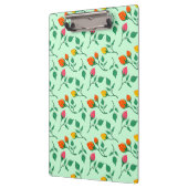 Blumenmuster mit farbigen Blume der Rose Klemmbrett (Links)