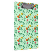 Blumenmuster mit farbigen Blume der Rose Klemmbrett (Rechts)