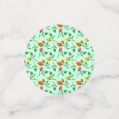 Blumenmuster mit farbigen Blume der Rose Konfetti (Klein Vorderseite)