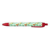 Blumenmuster mit farbigen Blume der Rose Kugelschreiber (Unterseite)