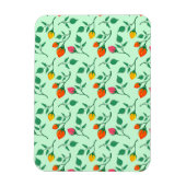 Blumenmuster mit farbigen Blume der Rose Magnet (Vertikal)