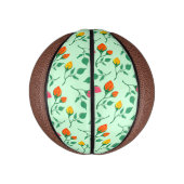 Blumenmuster mit farbigen Blume der Rose Mini Basketball (Vertikal)