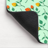 Blumenmuster mit farbigen Blume der Rose Mousepad (Ecke)