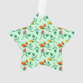 Blumenmuster mit farbigen Blume der Rose Ornament (Rückseite)