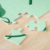 Blumenmuster mit farbigen Blume der Rose Puzzle (Seite)