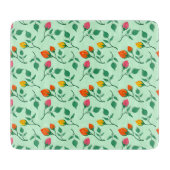 Blumenmuster mit farbigen Blume der Rose Schneidebrett (Vorderseite)