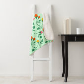 Blumenmuster mit farbigen Blume der Rose Sherpadecke (Beispiel)