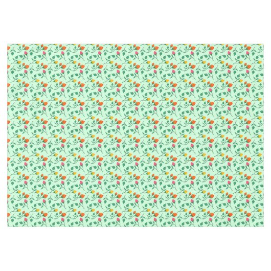 Blumenmuster mit farbigen Blume der Rose Tischdecke (Vorderseite (Horizontal))