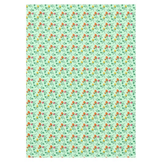 Blumenmuster mit farbigen Blume der Rose Tischdecke (Vorderseite)