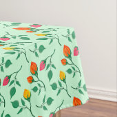 Blumenmuster mit farbigen Blume der Rose Tischdecke (Beispiel)