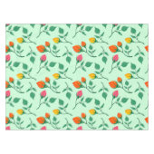 Blumenmuster mit farbigen Blume der Rose Tischdecke (Vorderseite (Horizontal))