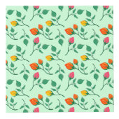 Blumenmuster mit farbigen Blume der Rose Würfel (Rechts)