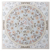 Blumenmuster mit Gänseblümchen von William Morris  Fliese (Vorderseite)