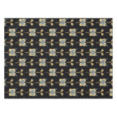 Blumenmuster mit gelben Blumen Tischdecke (Vorderseite (Horizontal))
