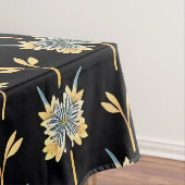 Blumenmuster mit gelben Blumen Tischdecke (Beispiel)