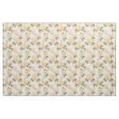 Blumenmuster mit gelben Rosen Stoff (Fat Quarter (45,7 x 55,9 cm))