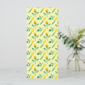 Blumenmuster mit gelben Rosen-und Tulpenfarben-Blu (Stehend Vorderseite)