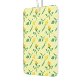 Blumenmuster mit gelben Rosen-und Tulpenfarben-Blu Autolufterfrischer (Links)