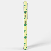 Blumenmuster mit gelben Rosen-und Tulpenfarben-Blu Samsung Galaxy Hülle (Rechte Seite)