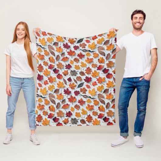 Blumenmuster mit gestürzten Blätter 4 - Decken (Beispiel)