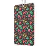 Blumenmuster mit glattem Hintergrund-45673 Autolufterfrischer (Links)