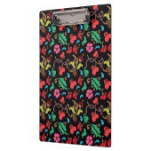Blumenmuster mit glattem Hintergrund-45673 Klemmbrett (Links)