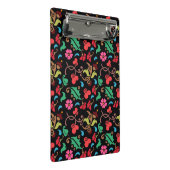 Blumenmuster mit glattem Hintergrund-45673 Mini Klemmbrett (Schrägansicht)