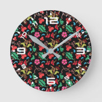 Blumenmuster mit glattem Hintergrund-45673