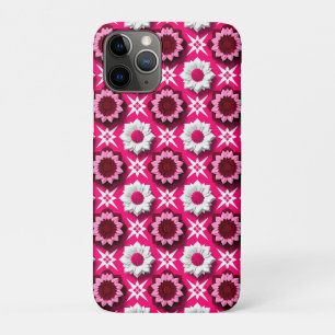 Blumenmuster mit lebendigem Rosa und weißen Lotus Case-Mate iPhone Hülle