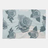Blumenmuster mit Rose Handtuch (Horizontal)