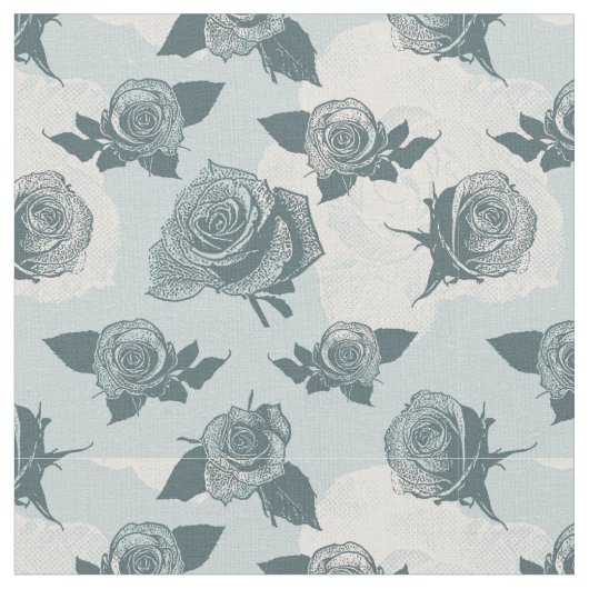 Blumenmuster mit Rose Stoff (Nahaufnahme)
