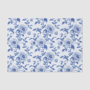 Blumenmuster mit Streifen-Muster Seidenpapier