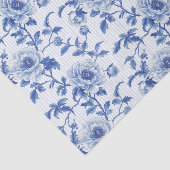 Blumenmuster mit Streifen-Muster Seidenpapier (Ausschnitt)