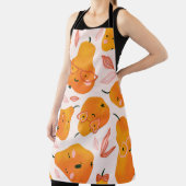 Blumenmuster mit weißen Orchideen, abgeschieden au Schürze (InSitu)