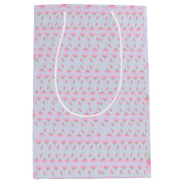 Blumenmuster Mittlere Geschenktüte