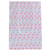 Blumenmuster Mittlere Geschenktüte (Rückseite)