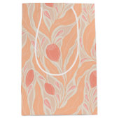 Blumenmuster Mittlere Geschenktüte (Vorderseite)